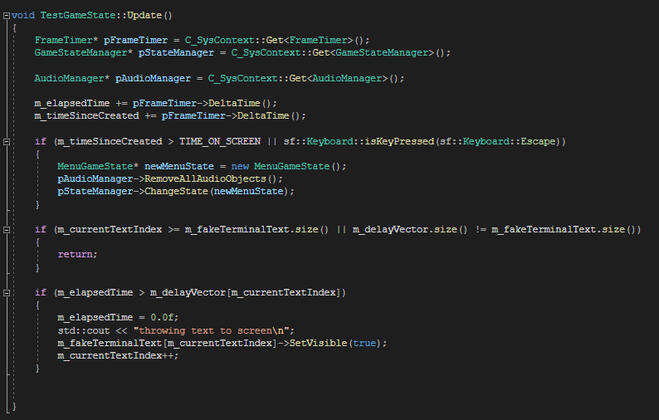 Text Splash Implementation